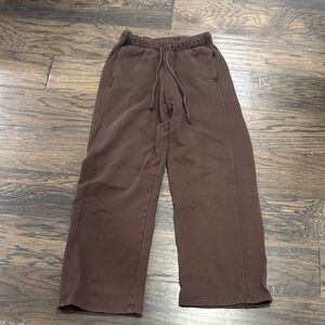 Garage brown sweatpants